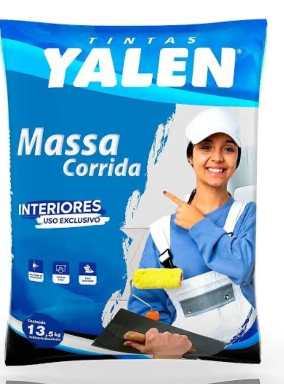 Massa corrida Yalen para interiores - 13,5kg