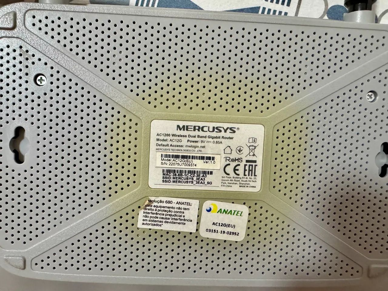 Roteador Mercusys AC12G Dual Band Gigabit AC1200 - Usado - Foto 2