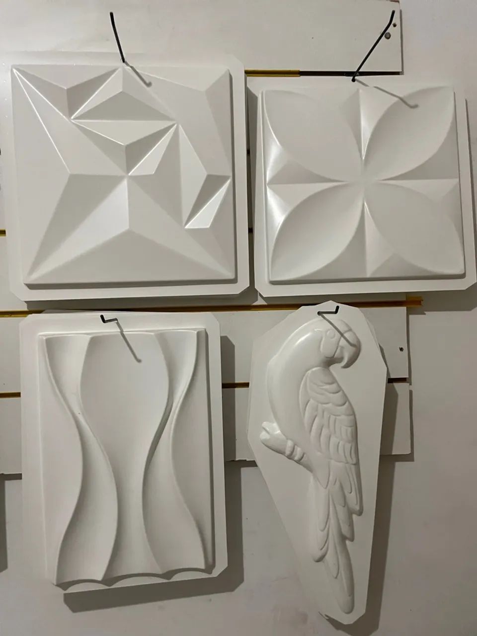 Formas gesso 3D 39x39cm 