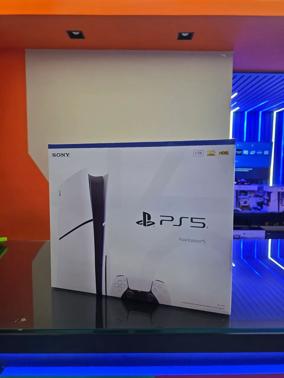 PS5 Slim 1TB c/ Leitor c/ Garantia 01 Ano. Super Desconto!