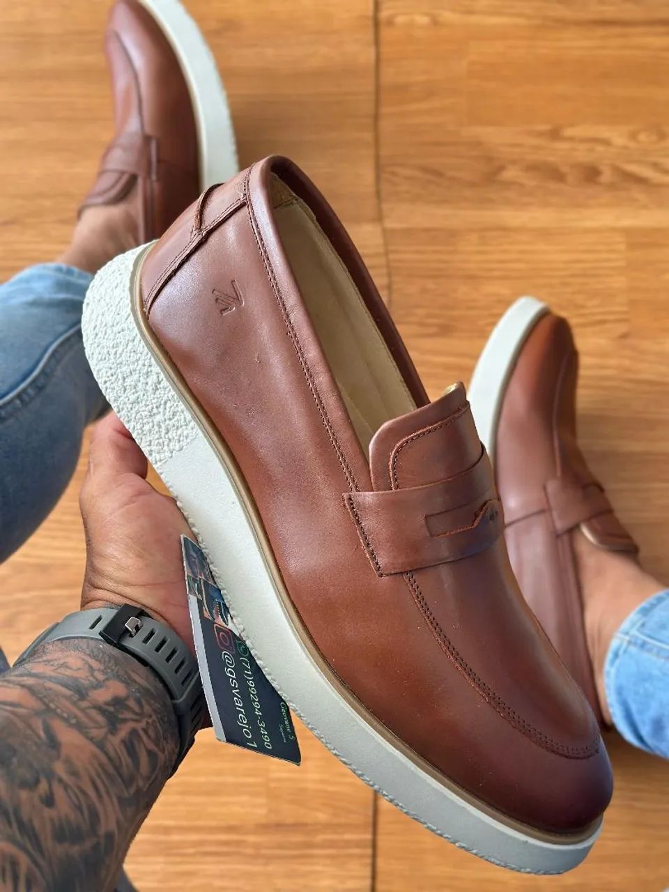 Mocassim de Couro Ricardo almeida - Promoção!  - Foto 2