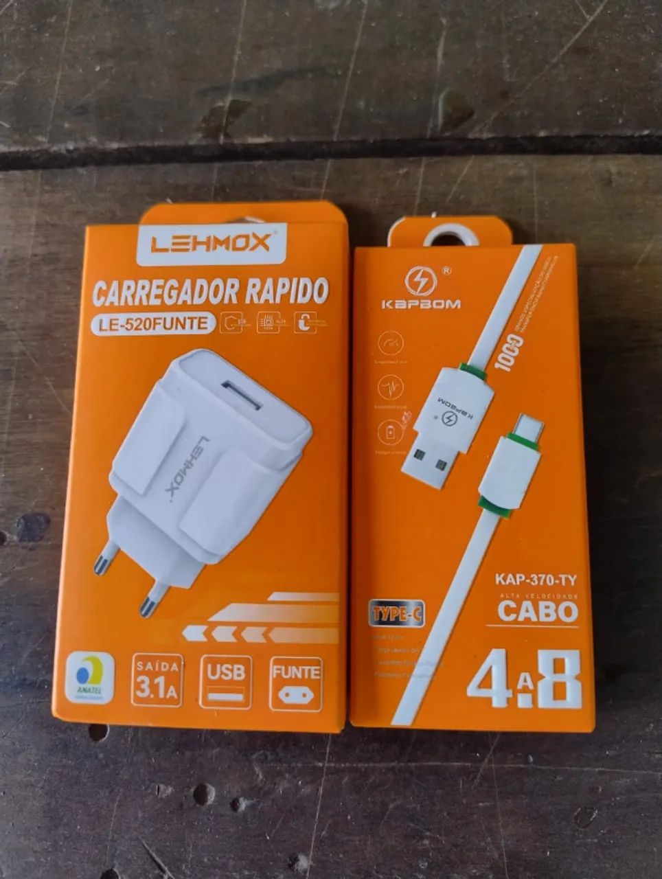 06 KIT CARREGADOR + CABO 1 M 