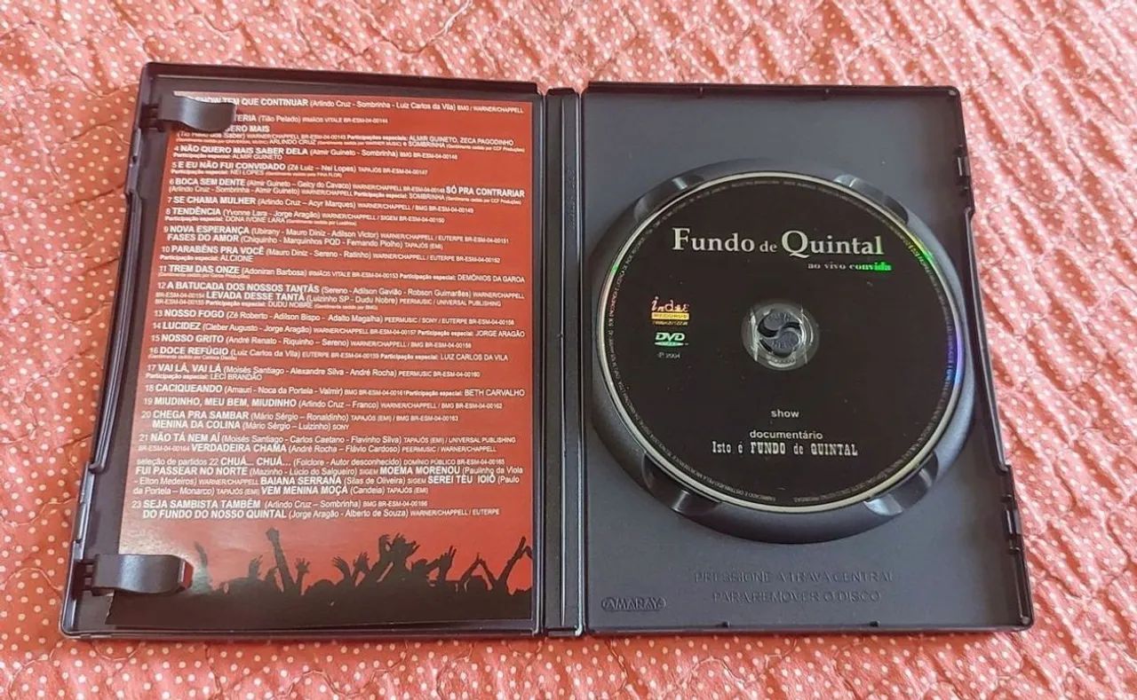 DVD Fundo de Quintal Ao Vivo - Foto 3