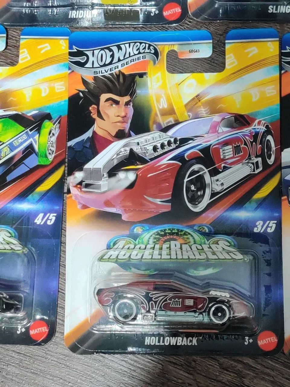 Hot Wheels Acceleracers série silver set completo - Foto 5