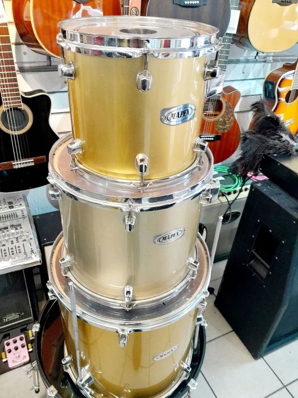 Bateria Mapex shell pack 12/13//16/22 - Foto 3