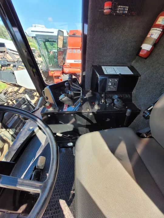 MF 5650 2004 Advanced 16 pés hiperflex 5400 horas revisada - Foto 5