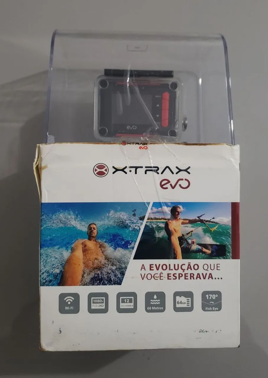 Câmera de Ação XTRAX EVO - Full HD e 170°