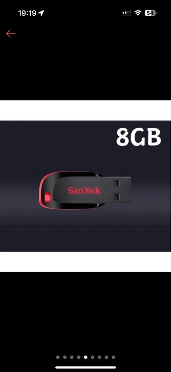 Pendrive Sandisk 8GB
