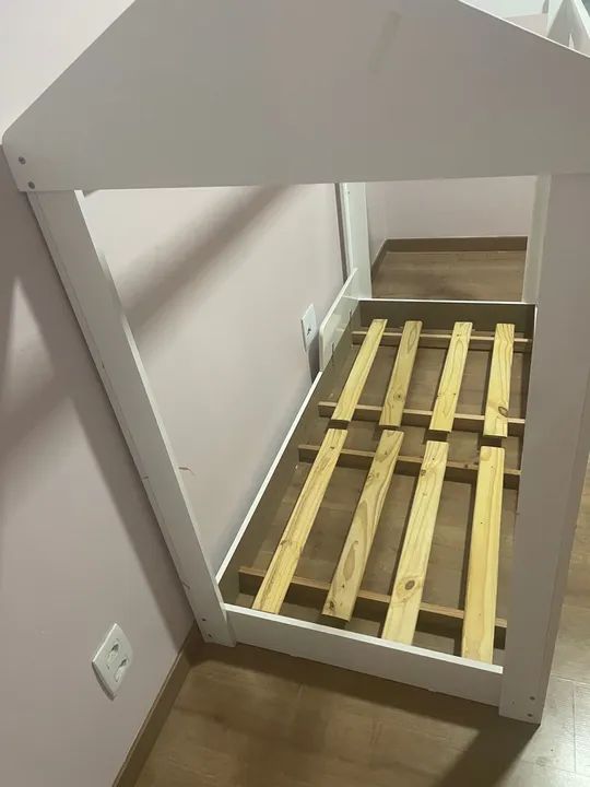 Cama Infantil Casinha Branca Montessoriana - Foto 3
