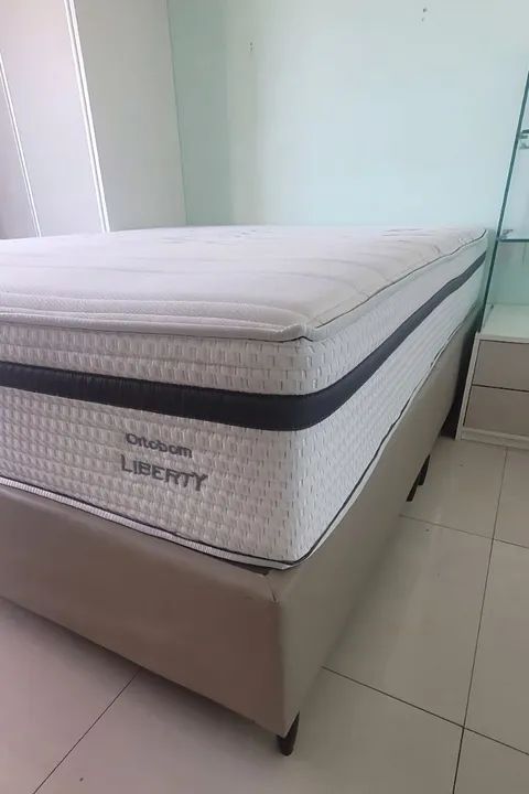 Cama QUEEN box ortobom EXCELENTE!