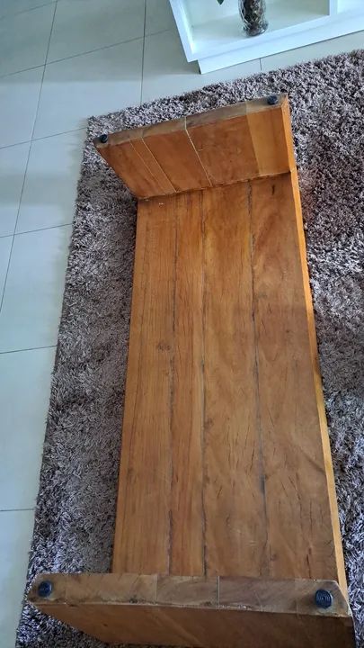 Mesa de Centro em Madeira Maciça - Foto 3