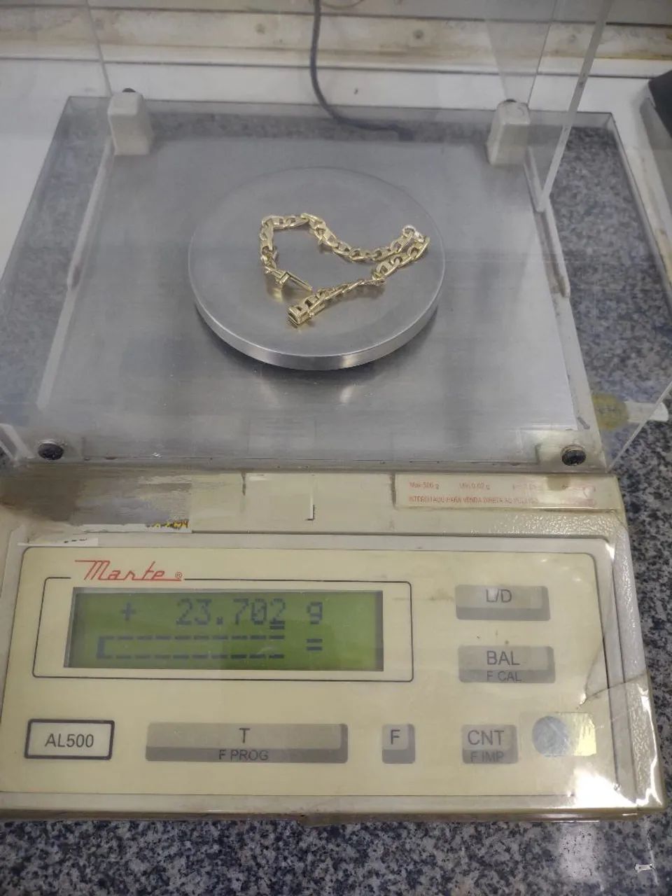 Pulseira ouro 18k maciça RARA! - Foto 2