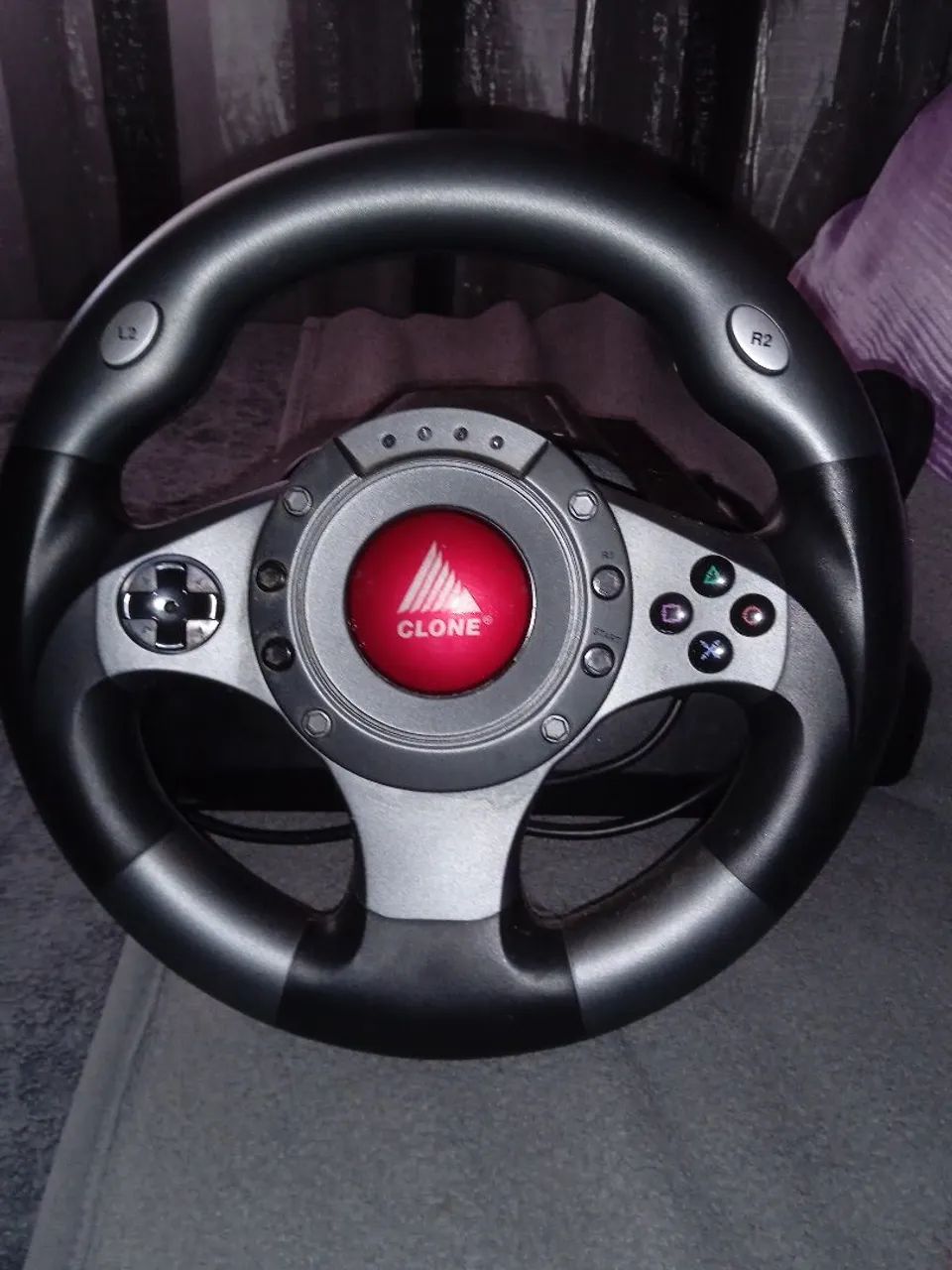 Volante para PS2, ps3 e Pc com marcha64313237244034120