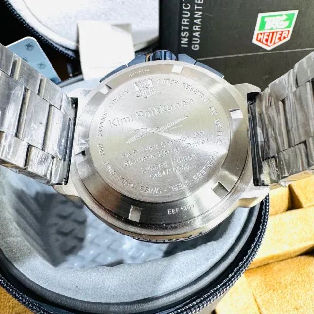 Relógio TAG HEUER KIMI RAIKKONEN - MULTIFUNCIONAL  - RARIDADE  - Foto 4
