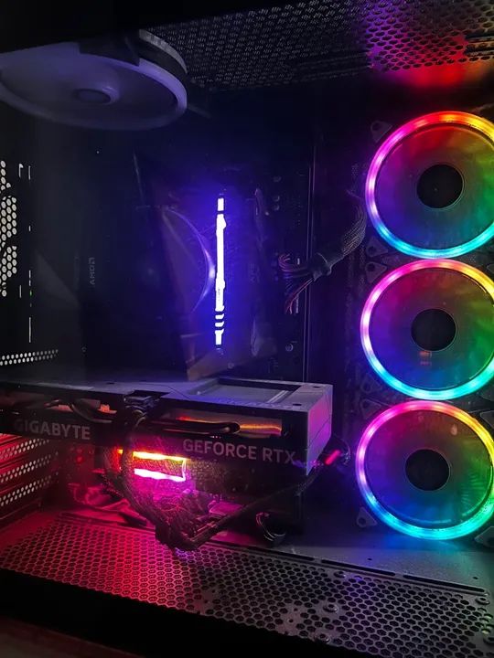 Pc Gamer Ryzen 5 5600, 32GBRam, RTX4060, 1TBssd m2 RGB , + 250gb ssd + 120 ssd - Foto 5