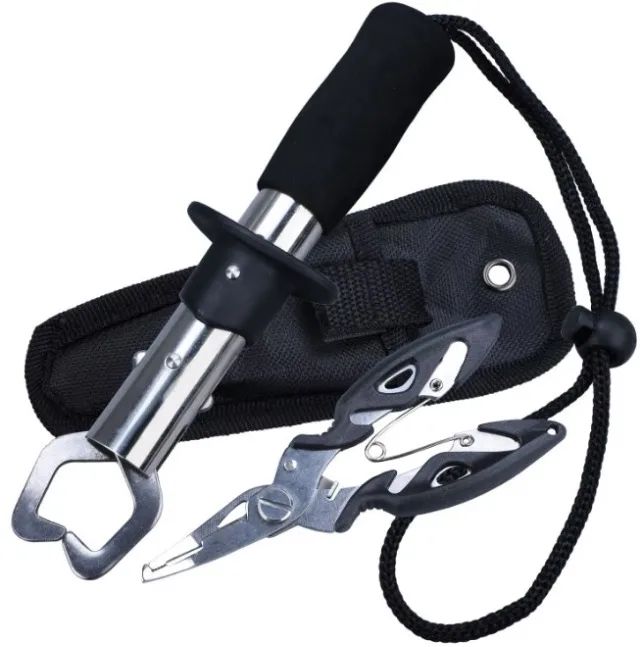 Kit com 02 Alicates Novos Para Pesca em Aço Inox - Foto 2