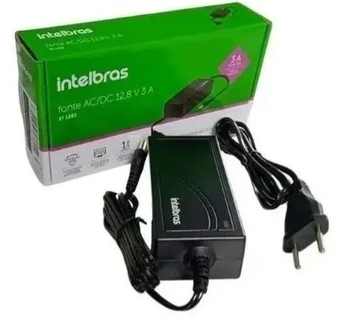 Fonte AC/DC 12,8 Vdc 3A - EF 1203 Intelbras
