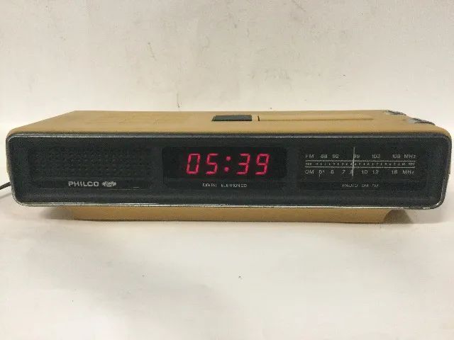 radio relogio antigo philco ford