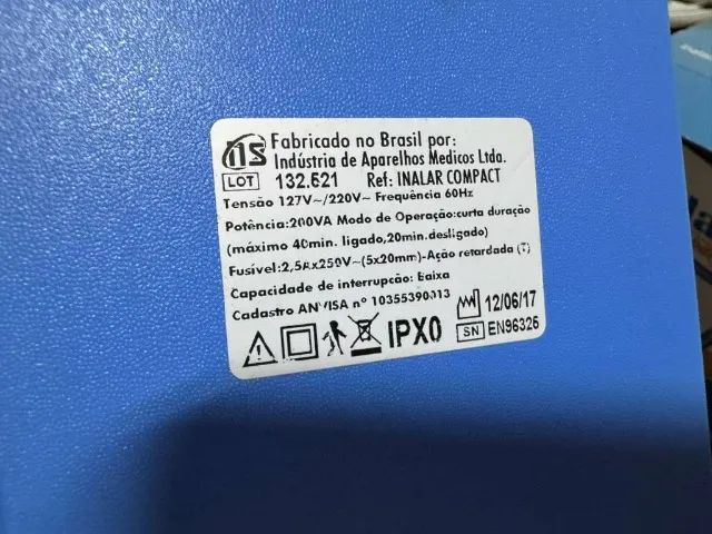 Aparelho Inalador da Inalar Compact Usado - Foto 3