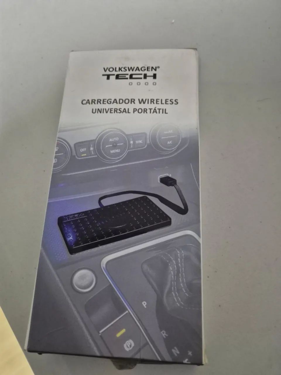 Carregador Por Indução Original Volkswagem Tech Wireless Charger - t-cross nivus polo gol