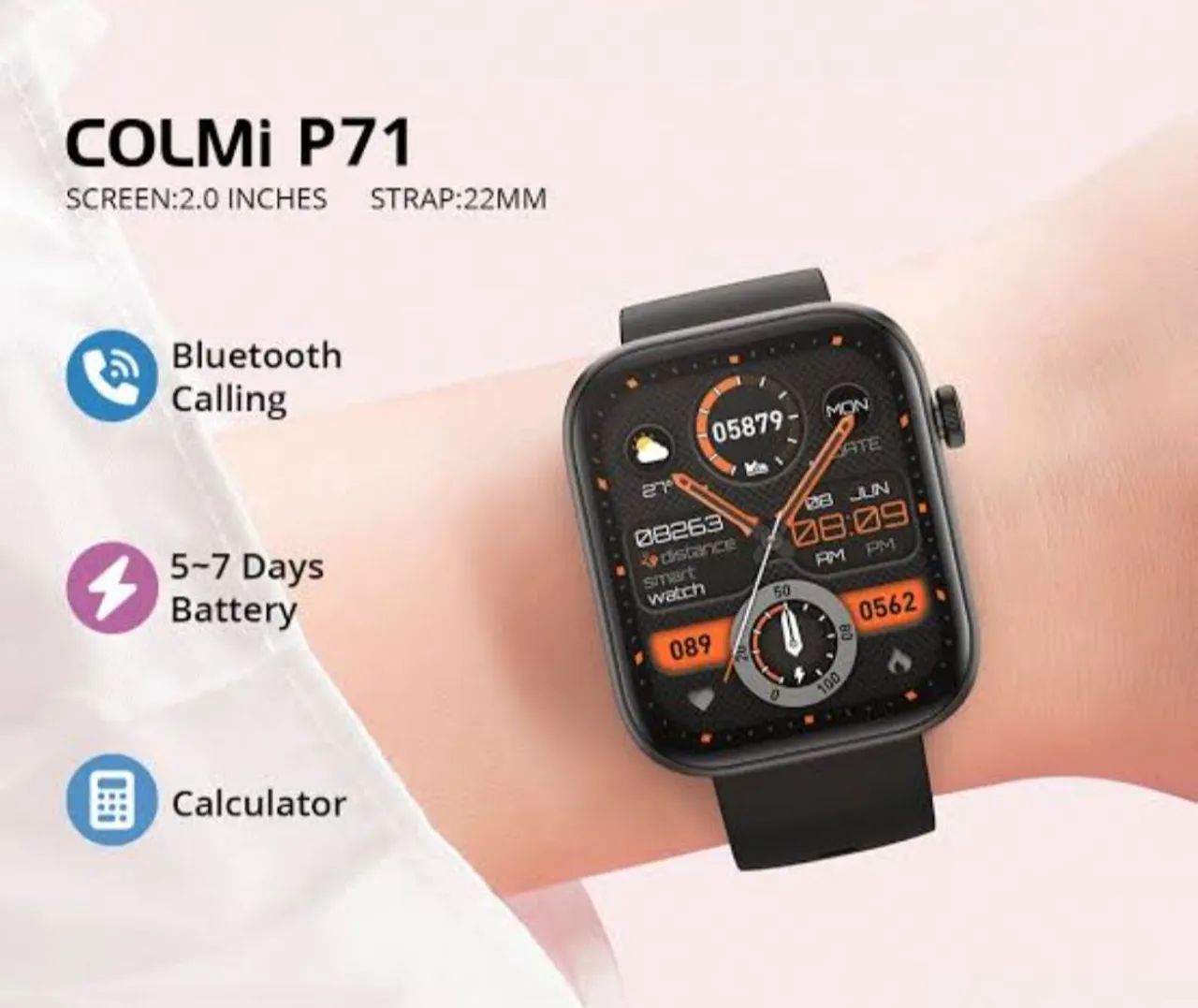 Smartwatch Colmi P71 - Foto 3