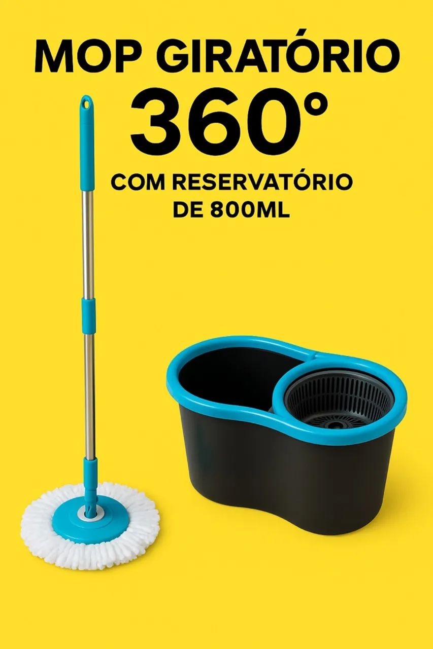 Mop Giratório R$ 50 ( novo)  - Foto 2