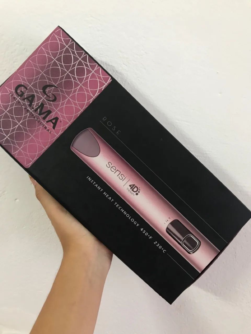 Prancha de Cabelo Gama Italy Sensi 4D Rose