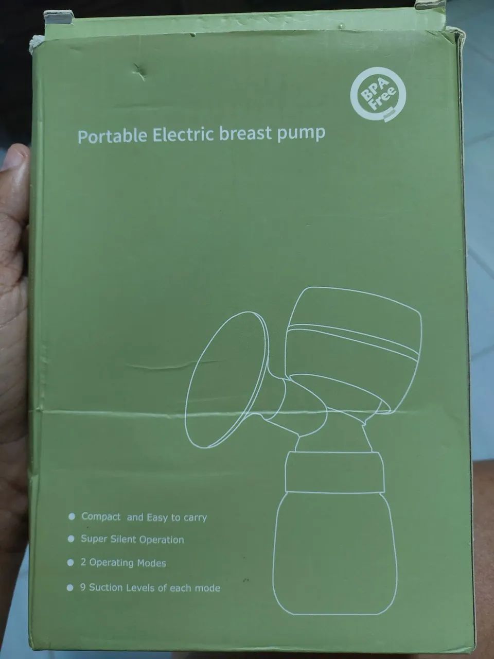 Bomba de Leite Elétrica Portátil desmamadeira 