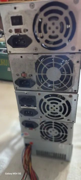 Fontes de PC usadas,230 w ,valor unitario