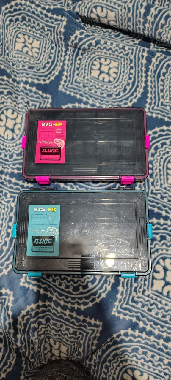 Caixas de pesca ILURE 275-FP e 275-FB