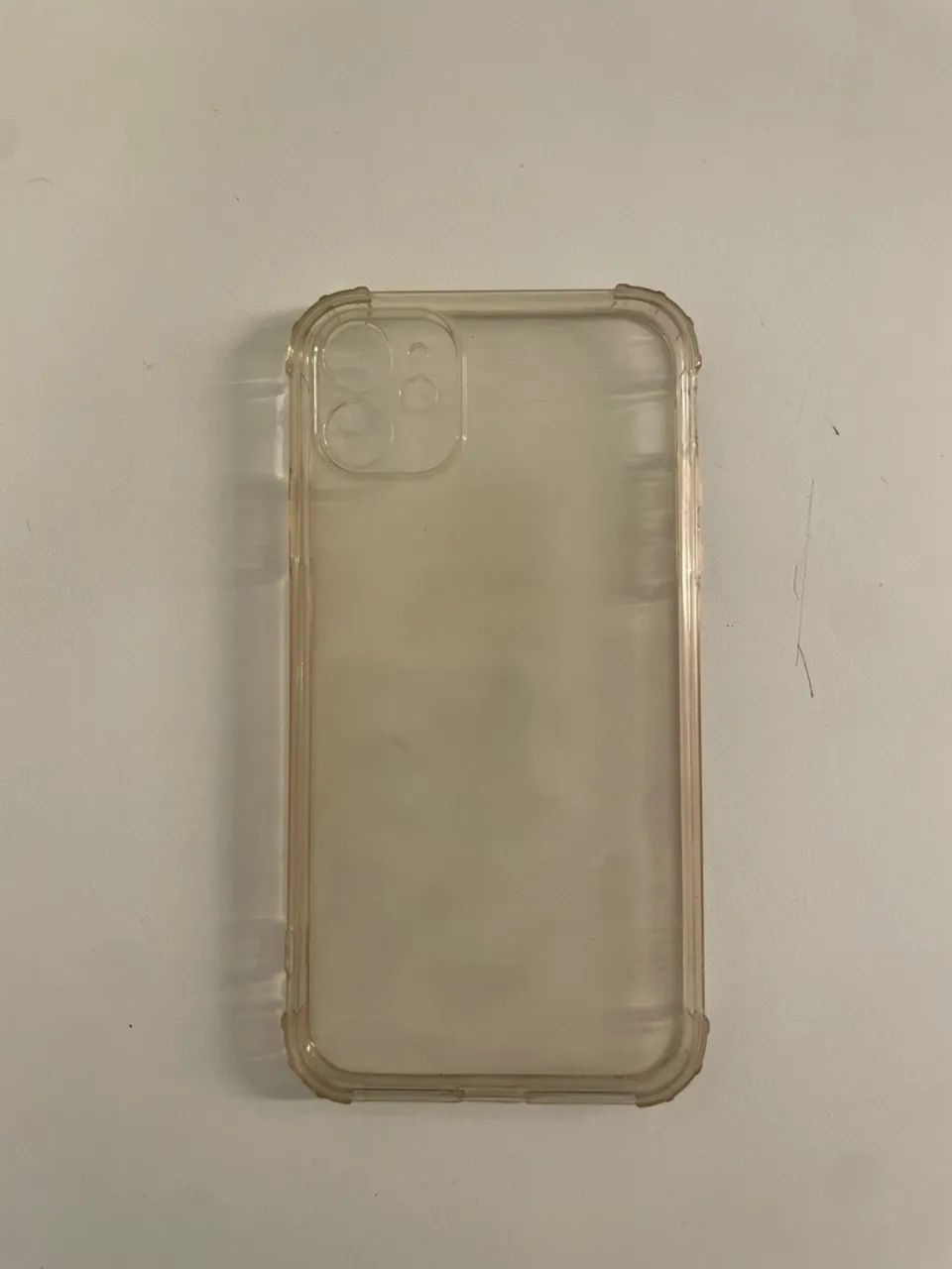 Capa de celular transparente