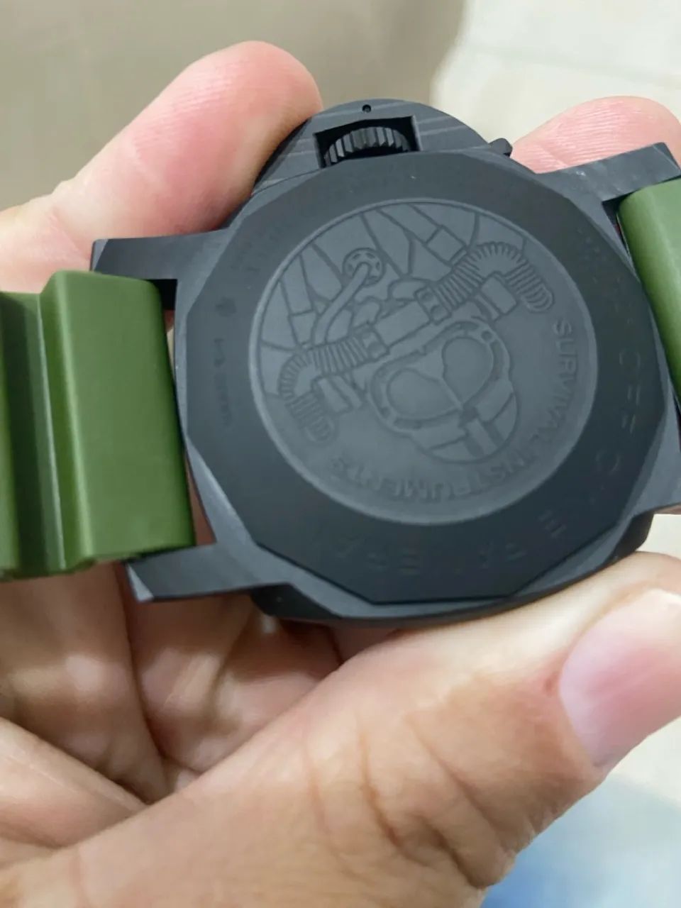 Relógio Panerai militare carbon - Foto 5