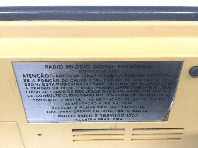 radio relogio antigo philco ford - Foto 4