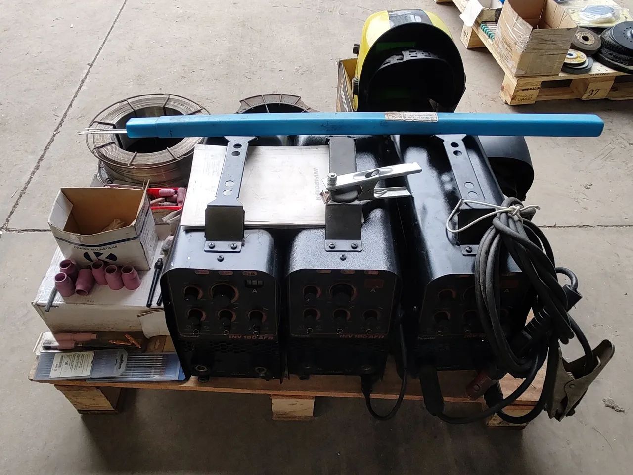 Lote materiais solda MiG inversora vareta tungstênio  - Foto 5