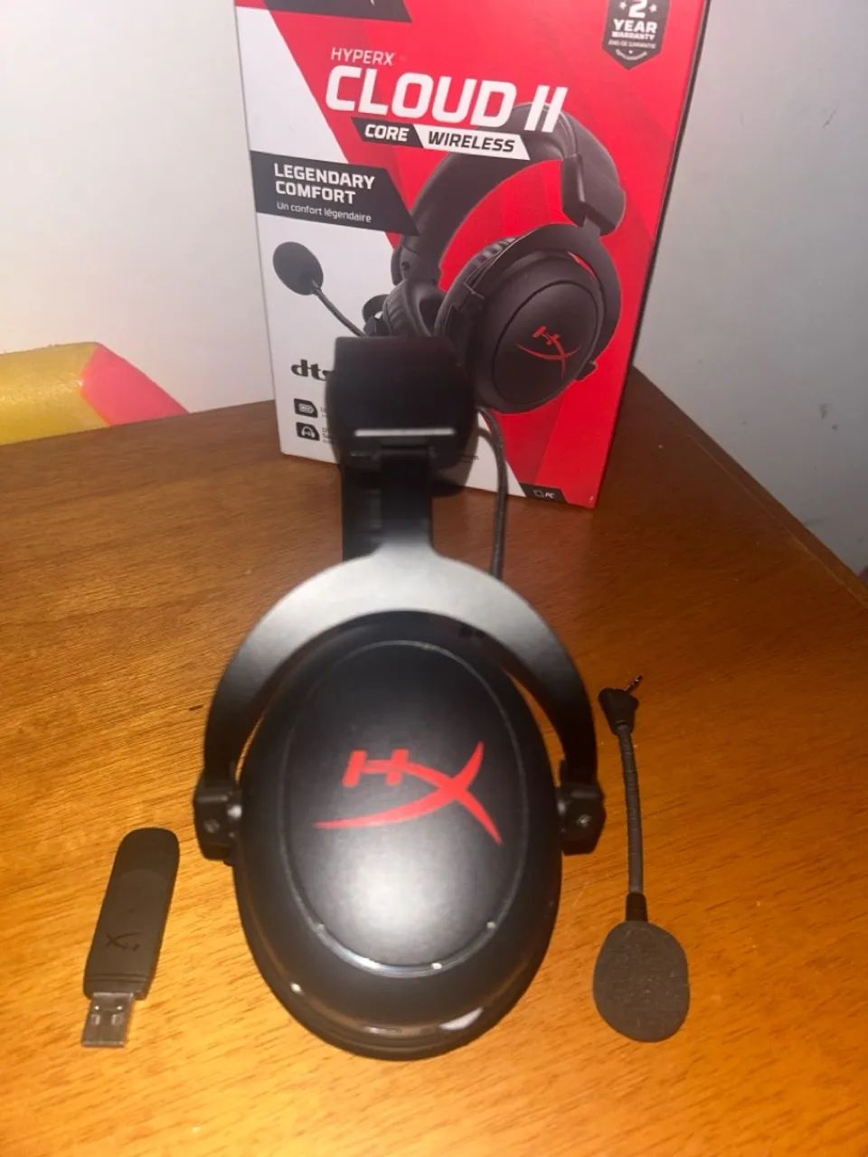 HyperX Cloud Core Wireless - Fones de Ouvido Sem Fio para PC e PS4 - Foto 2