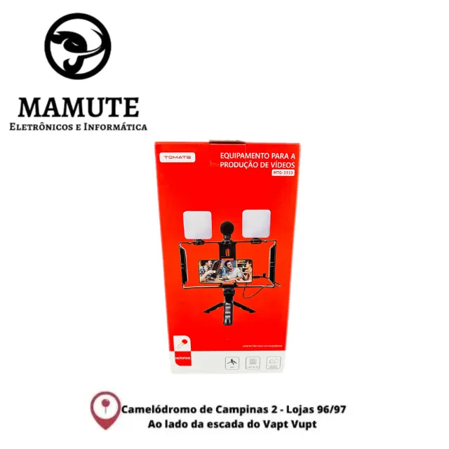 EQUIPAMENTO PARA A PRODUÇÃO DE VÍDEOS MTG-3333