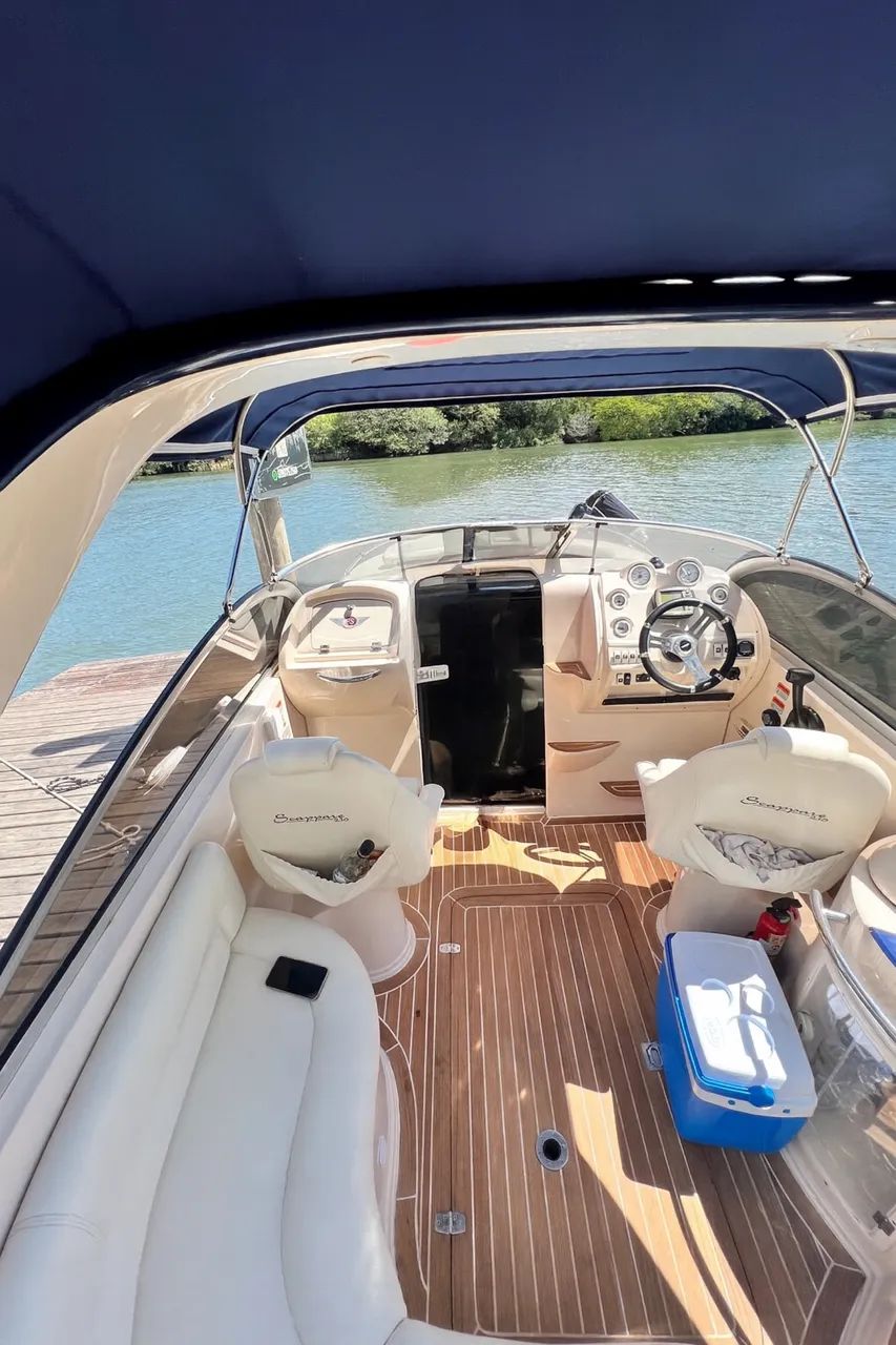 Lancha fs top 23 pés motor 4.3 v6 - Foto 4