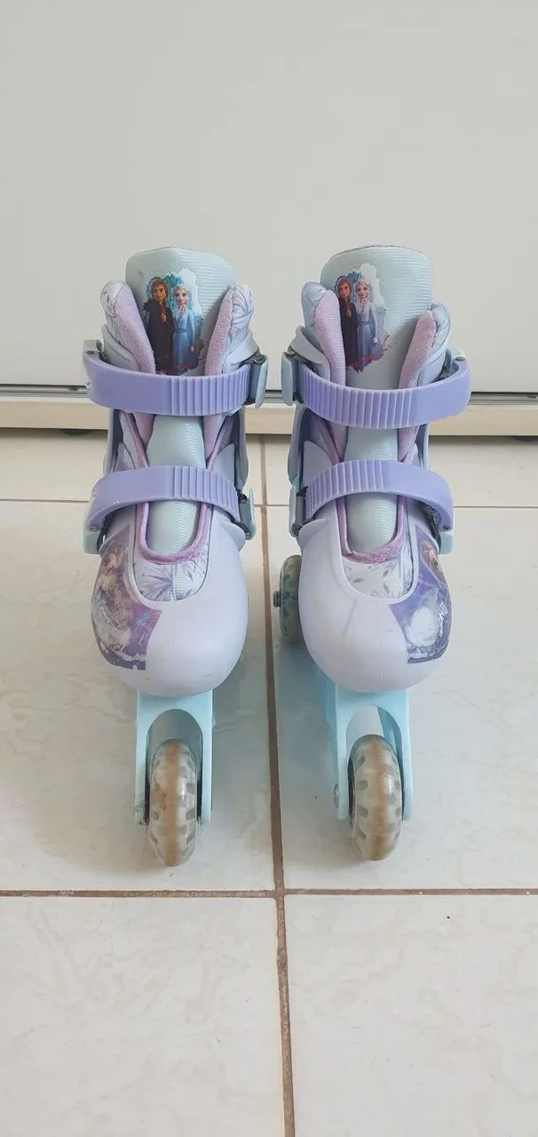 Patins Frozen 3 rodinhas