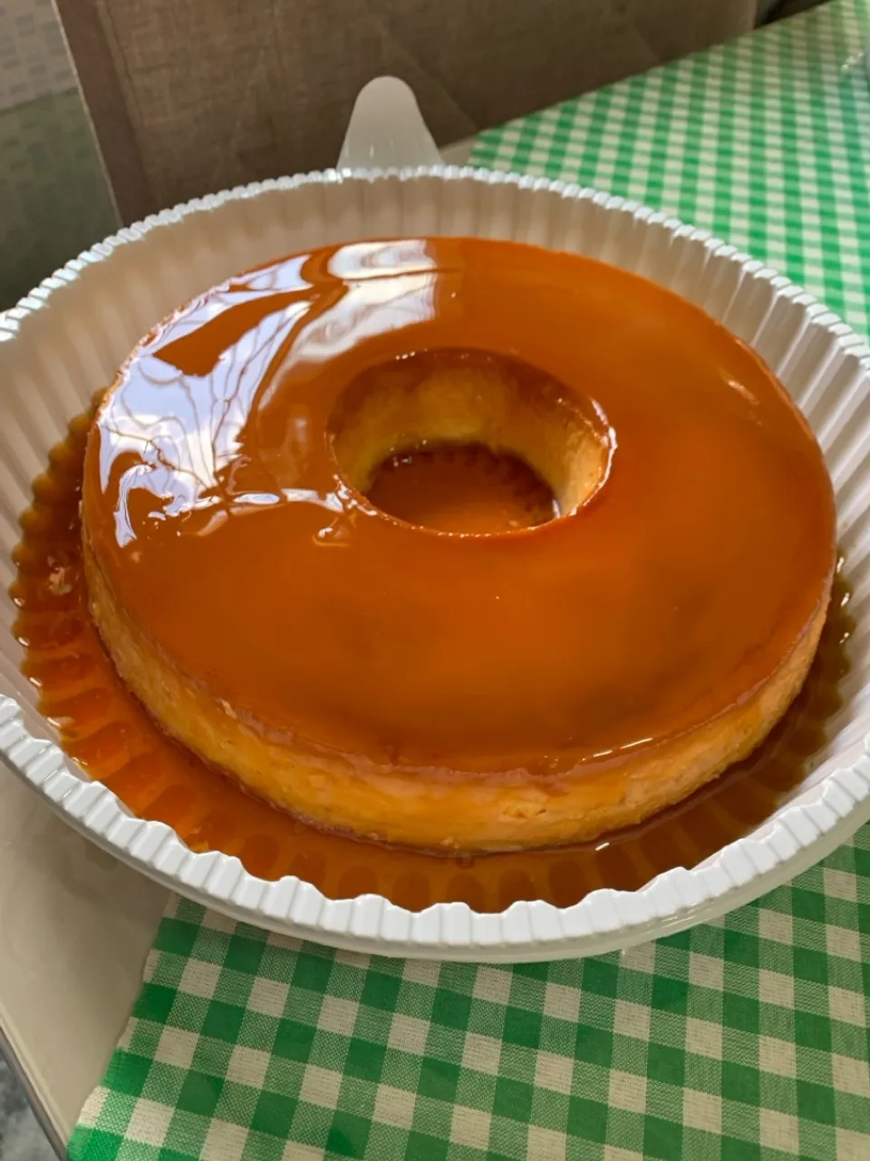 Pudim tradicional de leite condensado