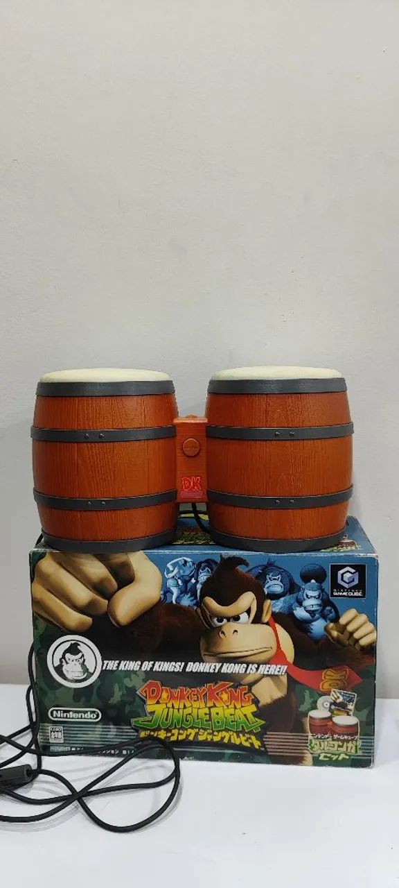 Donkey Konga Bongo Controller Nintendo GameCube Colecionador