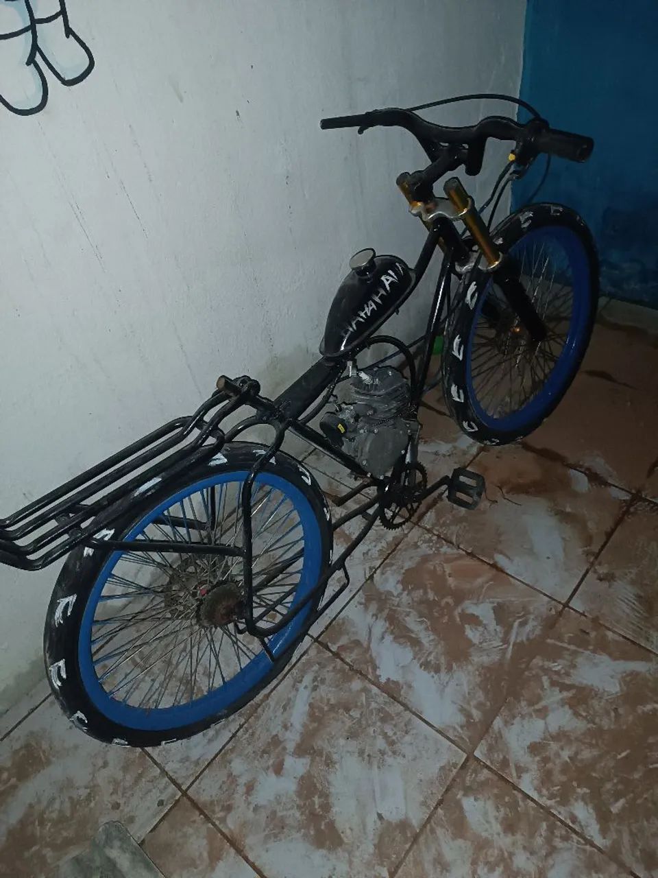 Bicicleta Motorizada 80Cc rebaixada e modificada  - Foto 6