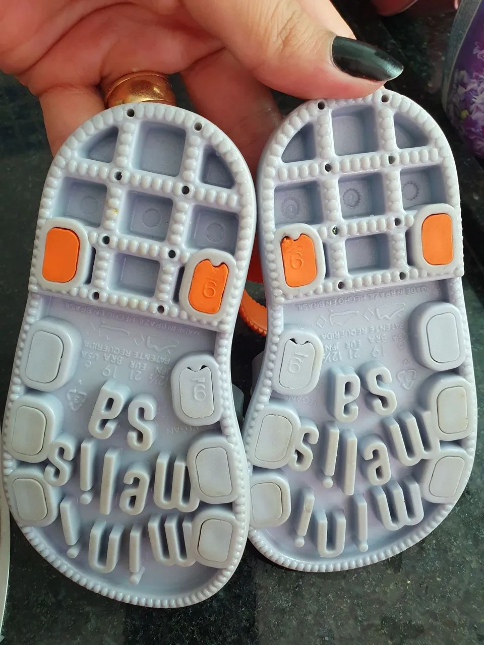 Sandálias Mini Melissa com Flores - Tamanho 22 - Foto 5