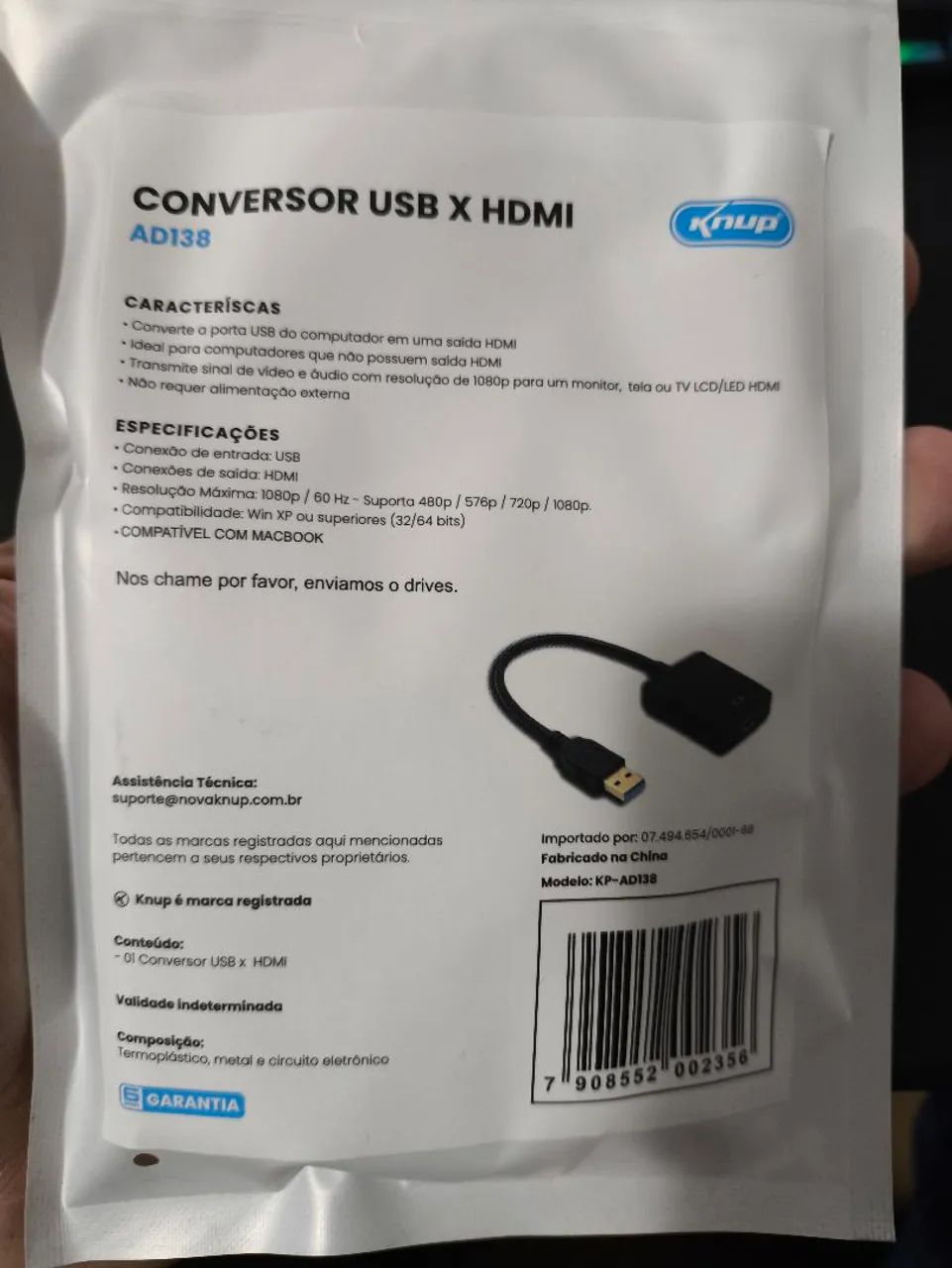Cabo conversor USB 3.0 para HDMI - Anápolis  - Foto 6