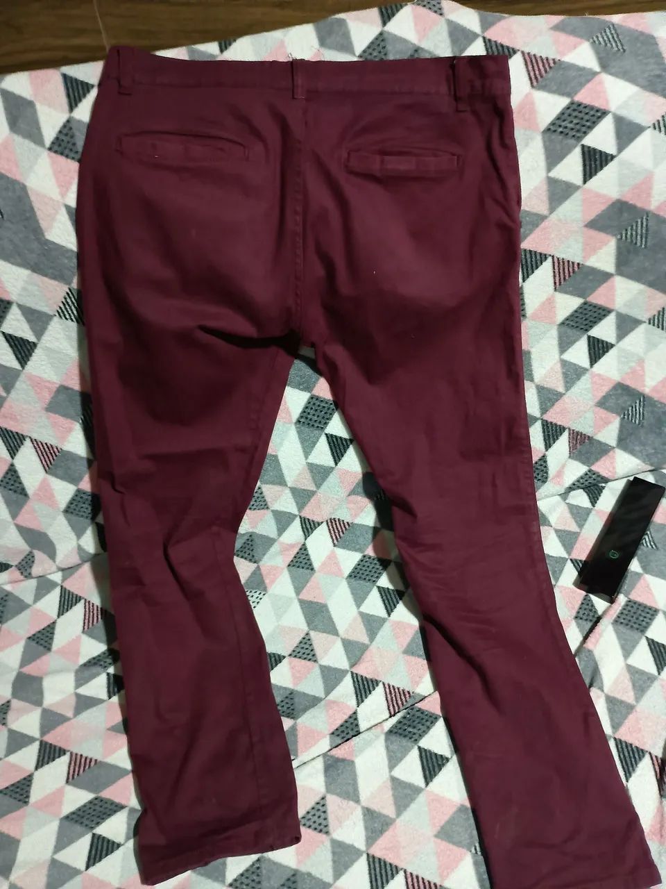 Calça jeans vinho 46 - Foto 3