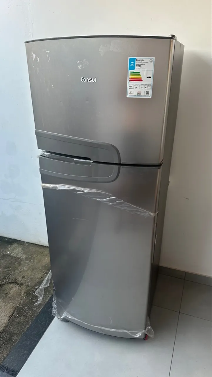 Geladeira Consul 340 litros 127v inox frost free