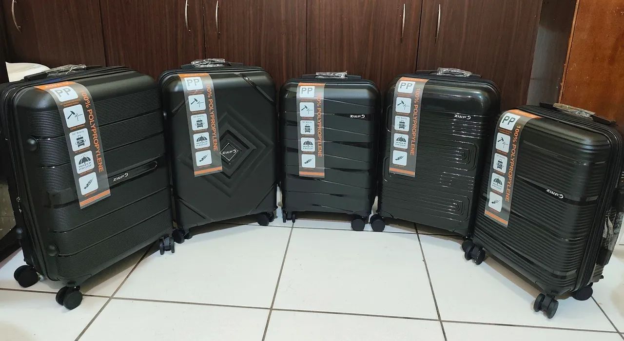  malas de viagem - 100% Polipropileno 