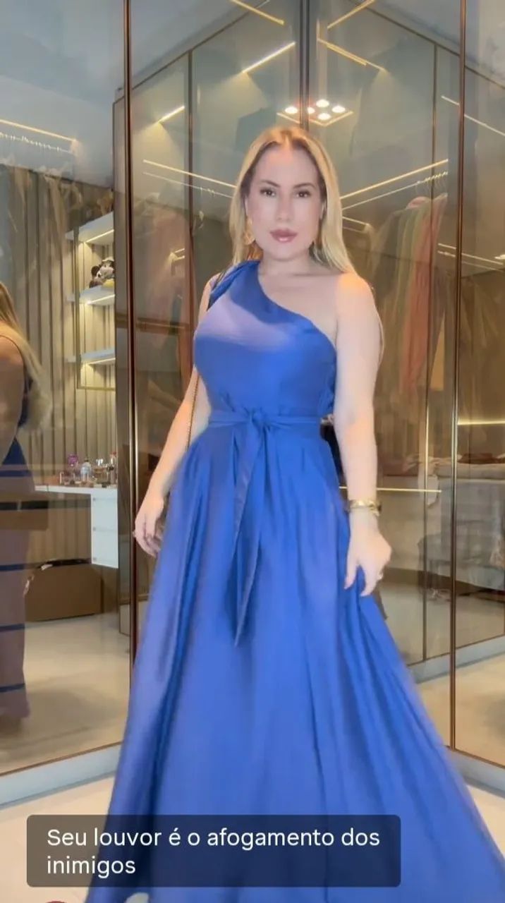 Vestido na cor verde menta - Foto 2