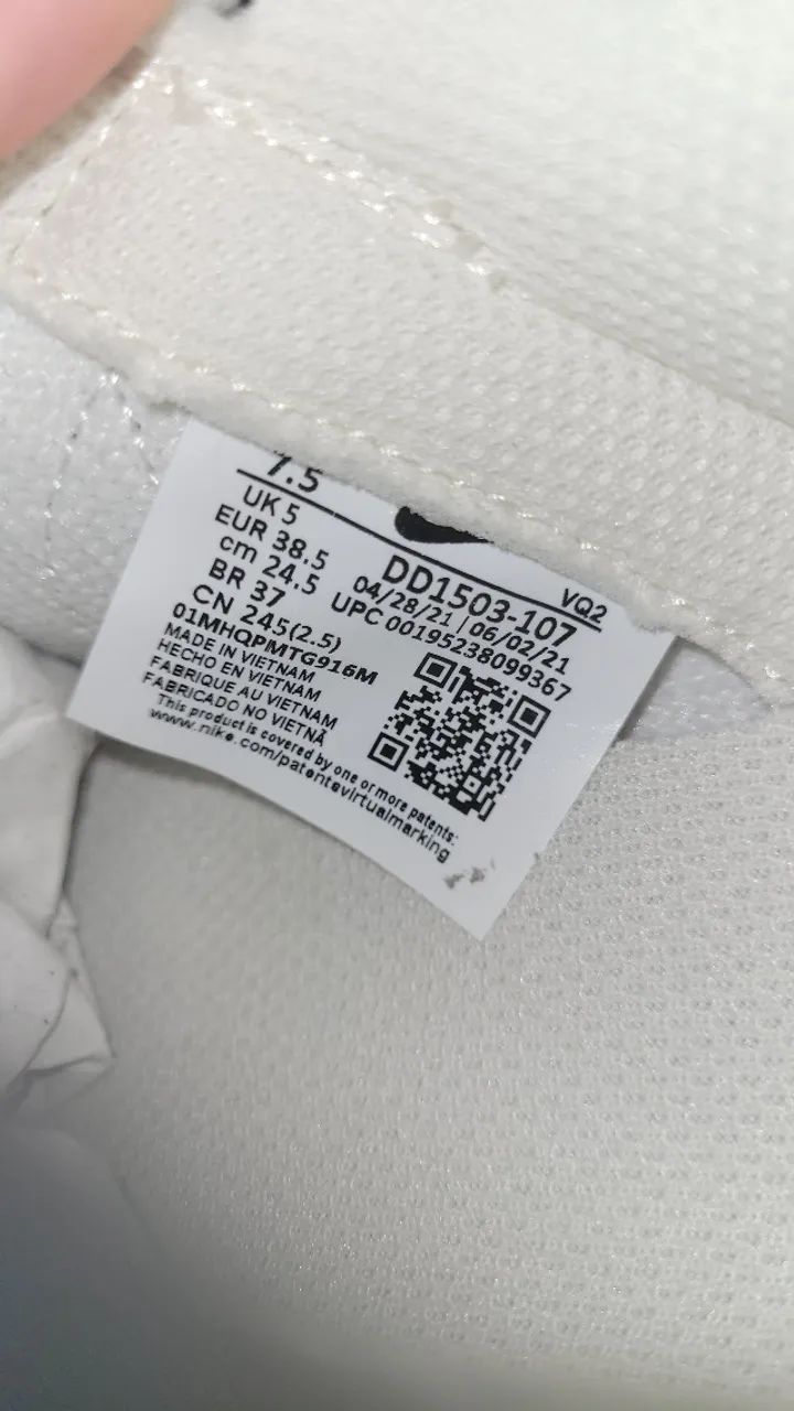 Nike Dunk Low Light Bone - tamanho 37, original - Foto 5