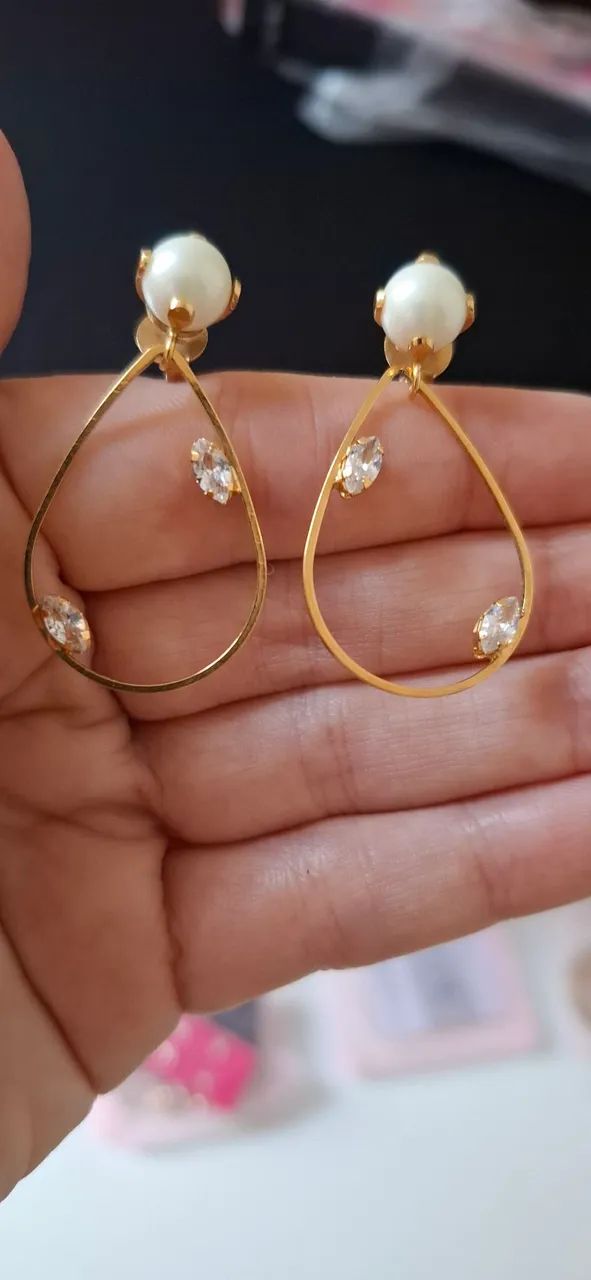 Brincos com Pérolas  - Foto 3