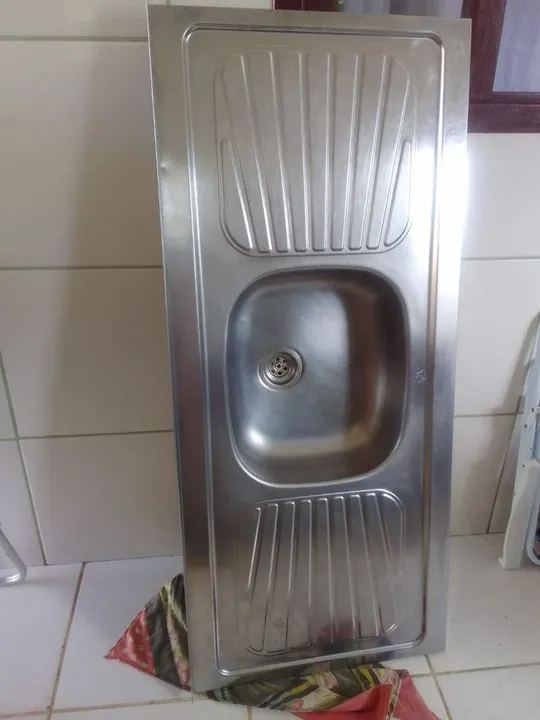 Cuba de cozinha em aço inox
